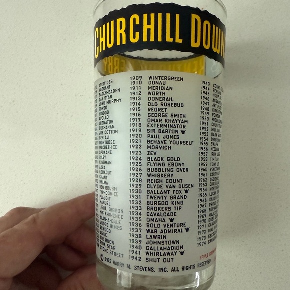 1975 Kentucky Derby Glass - Picture 2 of 4